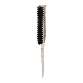 Rat Tail Teasing, Rat Tail Teasing Brush Back Combing Brush Glitter Handle Soft Nylon Back Combing Teasing Hair Brush for Back Brushing Combing, Creating Volume, Teasing, Slicking Hair