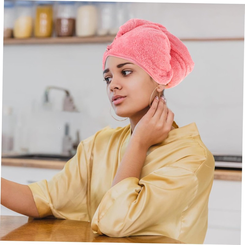Toalla de Microfibra y Absorbente para Cabello de Secado Rápido
