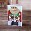 Jack Russell Christmas Santa Greeting Cards and Envelopes Pack of