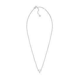 Skagen SKJ1712040 Necklace for Women Sea Glass White Glass Chain Length 406 mm + 51 mm Width 9.3 mm Height 9.4 mm, Stainless Steel, No Gemstone