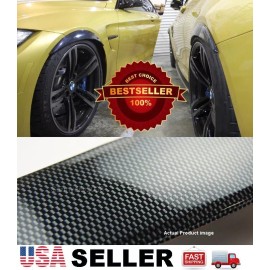 SteelCase 1 Pair Carbon Effect 1" Diffuser Wide Body Fender Flares Extension For Ford