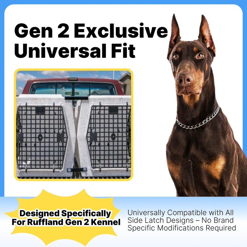 Yudylg Coupler Kit for Ruffland Kennel – Gen 2 Only,