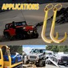 SENKEYFE 15 Inch J Hook G70 Heavy Duty Towing Hooks