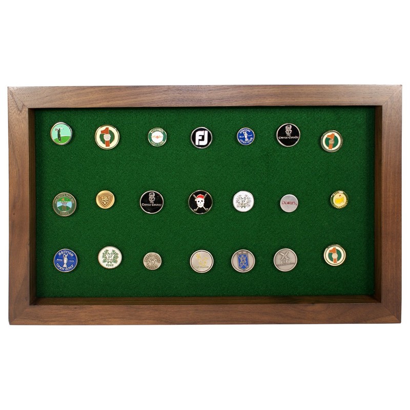Eureka Golf Products Golf Ball Marker Display Case | Holds