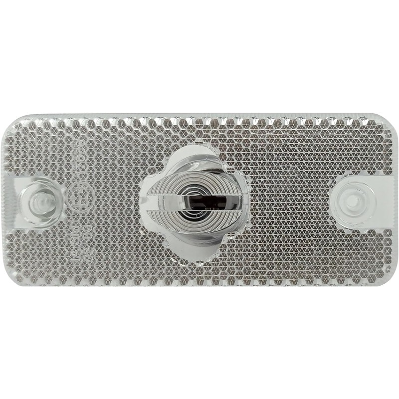 Generic 2 x Side Marker Lights Truck White Reflector Left