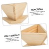 KICHOUSE Wooden Food Molds Rice Dumpling Molds Set Handmade Simple
