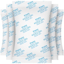 WVacFre 50 Gram(20Packs) Food Grade Moisture Absorber Silica Gel Desiccant Packets for Storage,Desiccant Beads Silica Gel Packs for Moisture Control