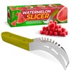 Stainless Steel Watermelon Slicer Cutter Tool – Easy Grip Durable