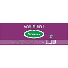 Block Recibo De Dinero Ipasa 8602 C/Talon 100 Hojas Block