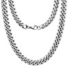Oaldilee Mens Cuban Chain Stainless Steel 20inch 12MM Sturdy Hip