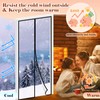 SmoothNovelty Clear Magnetic Thermal Insulated Door Curtain Transparent Magnet Patio