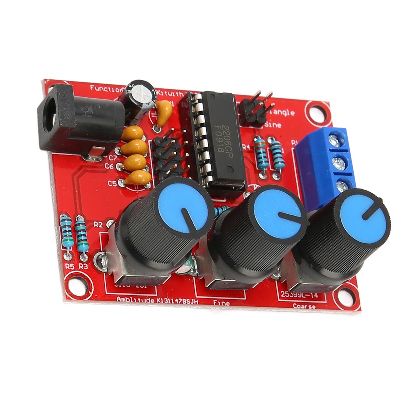 2Pcs Signal Generator Kit Sine Triangle Square Output 1Hz‑1MHz 9‑12V