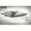 VViViD+ Fine Grain Black Leather Vinyl Wrap Sheet Roll -