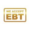 Ebt Accepted Here V3 Premium Sticker Decal Mirror Gold Metallic