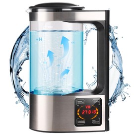 Hydrogen Water Machine Generator | 1800 PPB High Concentration, Portable Hydrogen Water Maker with SPE and PEM Technology for Home, Gym & Travel, Alkaline pH Balance Technology