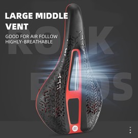ROCKBROS Bicycle Saddle Road Bike Saddles Lightweight Ergonomic Bicycle Saddle Sports Saddle for Road Bike MTB Trekking 2 Colours