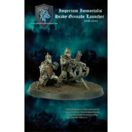 Shieldwolf Miniatures Immortalis Cannon Grenade Launcher Imperial Guard Death Korps Heavy Weapons 28mm