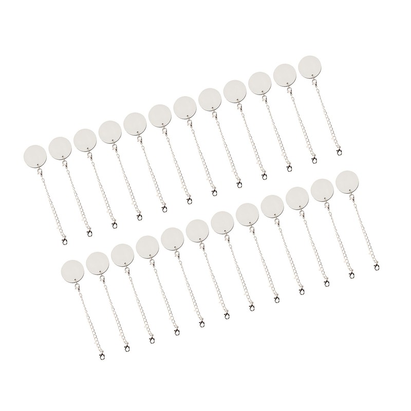 72Pcs Sublimation Keychain Blanks Bulk Set Double Sided Round DIY