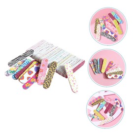 WOONEKY 60pcs Nail Filing and Polishing Nail Buffers Manicure Files Sponge Buffer Strips for Salons