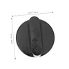 Hohopeti 10pcs Gas Stove Knobs Durable Rotary Control Knobs for