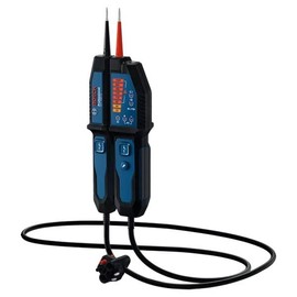Bosch Professional GVT 1000-15 Electric Meter (Voltage Test up to 1000 V AC/DC, LED Feedback, Vibration Warnings, IP65, Built-in Torch, 125 cm Cable, 2 x 1.5 V LR03 (AA), Bag)