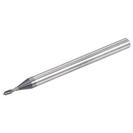 sourcing map Spotting Drill Bits 1.5mm Dia 4mm Shank 90 Degree Solid Carbide AlTiSin Coated 2 Flutes Round Shank Drilling Cutter