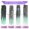 Lovenea 24 Inch 3 In 1 Synthetic Hair Dreadlock Extensions