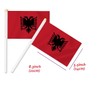 10 PCS Albania Handheld Small Flag, Albanians Hand held Mini