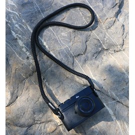 HITHUT Paracord Camera Strap Long Camera Neck Shoulder Strap for SLR DSLR Digital Mirrorless Cameras 47inch/120cm Black