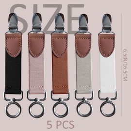 GVSAVY 5pcs Elastic Hat Clips, Vintage Style Hat Clips, Metal Hat Holder, Travel Accessories, Suitable for Traveling, Outdoor Activities