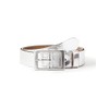 MGM Dolce Grande Women's Belt, Silver (Silver 1)