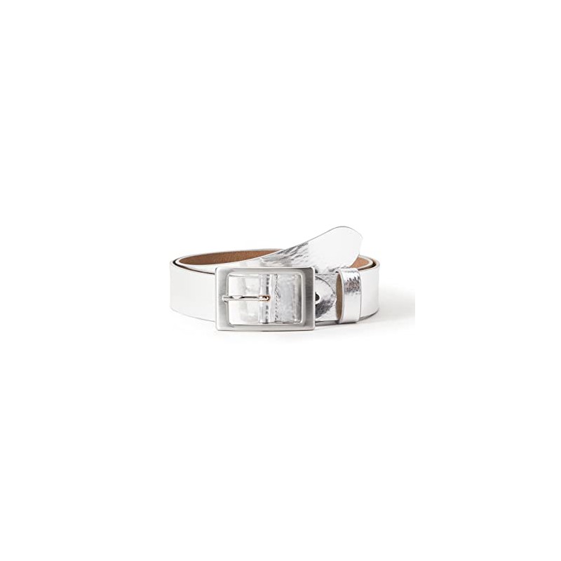 MGM Dolce Grande Women's Belt, Silver (Silver 1)