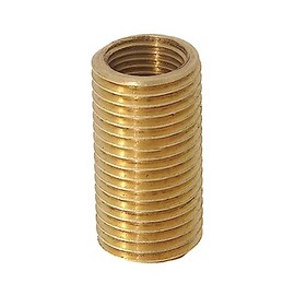 B&P Lamp® 1" Long X 1/4M X 1/8F Brass Reducer