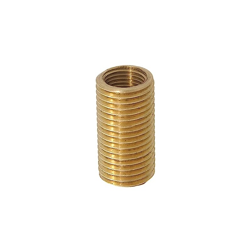 B&P Lamp® 1" Long X 1/4M X 1/8F Brass Reducer
