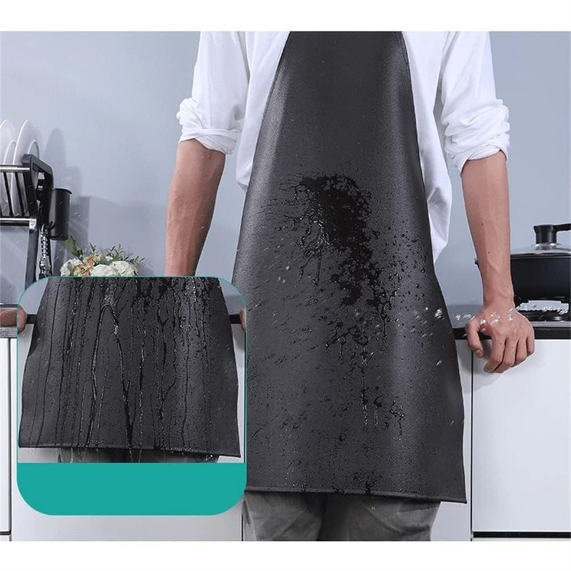 SPORTARC Waterproof Rubber Vinyl Apron Lightweight Model Chemical Resistant Work