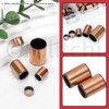 Hilitchi 50PCS 5 Sizes Sleeve Bearing Plain Bearings Wrapped Oil-Less