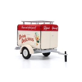 Motor City Classics COCA-COLA RED TRAILER 1/24 DIECAST CAR MOTOR CITY CLASSICS 424700
