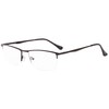 Eyekepper Qualität Halbrand Metall Lesebrille Federscharnier Lesehilfe in Schwarz+1.50