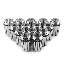 HOZLY 14PCS ER20 Spring Collet Set for CNC Engraving Milling Lathe Chuck Tool Size includes:1/16",3/32",1/8", 5/32",3/16",7/32", 1/4",9/32", 5/16",11/32",3/8",13/32",7/16",1/2"(ER20)