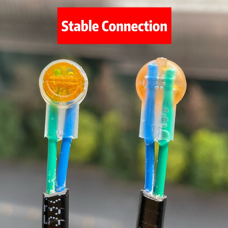 LIUJINCAN 100PCS UY2 K2 Network Cable Connectors, Telephone Wire Gel-Filled