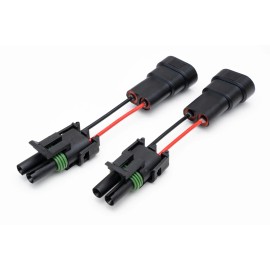 Undisclosed 2-way WP Connector Adapters to H10 FACTORY FOG Connector (Pair) (See Details)
