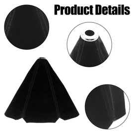 DONGKER Car Shift Gaiter, Suede Manual Transmission Gear Shift Gaiter, Universal Shift Lever Cover for Most Manual Cars