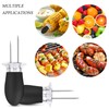AUGSUN 10Pcs/5 Pairs Corn Holders, Stainless Steel Corn on The