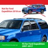 Goodyear Shatterproof in-Channel Window Deflectors for Ford Expedition 2007-2017, Rain