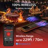 Meat Thermometer Wireless Digital, Instant Read LCD Display Bluetooth Grill