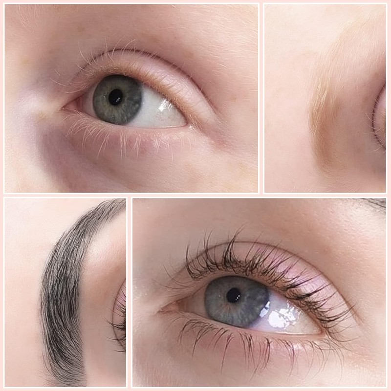 Libeauty Eyelash Dyeing, Eyelash Colour, Black, Eyebrow Colour, Easy to