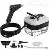 Steam Cleaner, 6-Levels Adjustable Switch Handle, 15s Heat-Up, 1.2L Tank,