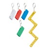 jameitop® 5 x Mini Ruler 50 cm Keyring