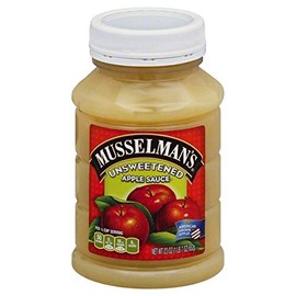 Musselman's Unsweetened Apple Sauce, 23 Ounces (Pack of 4)