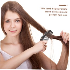 BIUDECO Teethed Static Hair Comb Creative Horn Comb for Hair Styling Natural Ox Horn Massage Brush